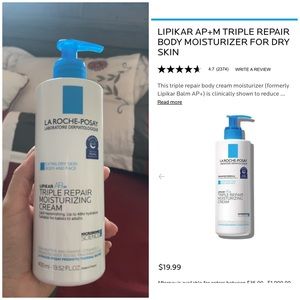 LIPIKAR AP+M TRIPLE REPAIR BODY MOISTURIZER FOR DRY SKIN